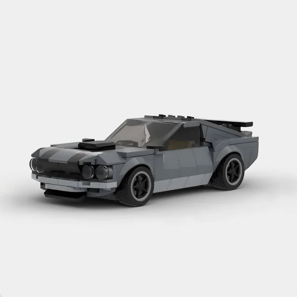 1969 Ford Mustang Boss 302 - BrickyBlock Építőtégla készlet - BrickyBlock