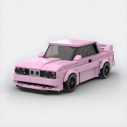 BMW M3 E30 Pink Edition - BrickyBlock Építőtégla készlet - BrickyBlock