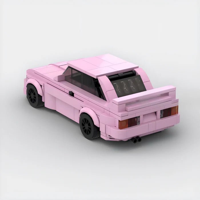 BMW M3 E30 Pink Edition - BrickyBlock Építőtégla készlet - BrickyBlock