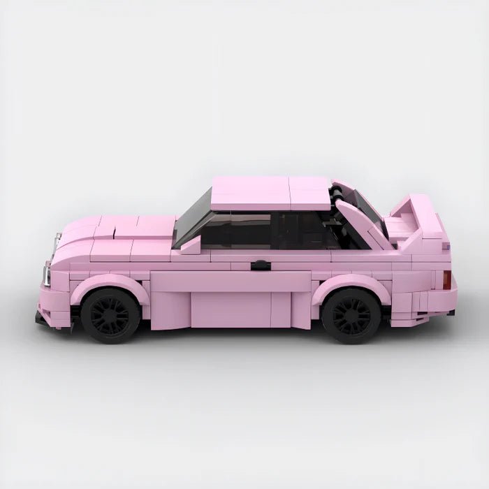 BMW M3 E30 Pink Edition - BrickyBlock Építőtégla készlet - BrickyBlock