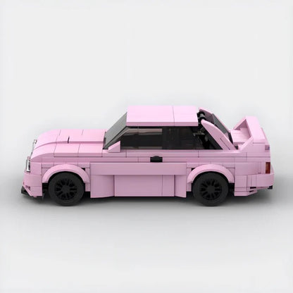 BMW M3 E30 Pink Edition - BrickyBlock Építőtégla készlet - BrickyBlock