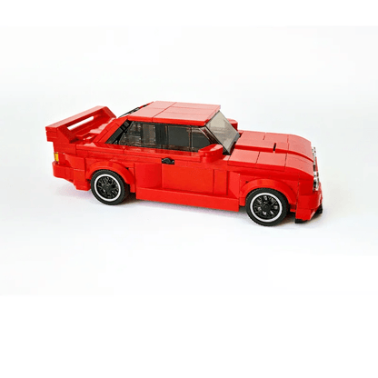 BMW M3 E30 Piros - BrickyBlock Építőtégla készlet - BrickyBlock