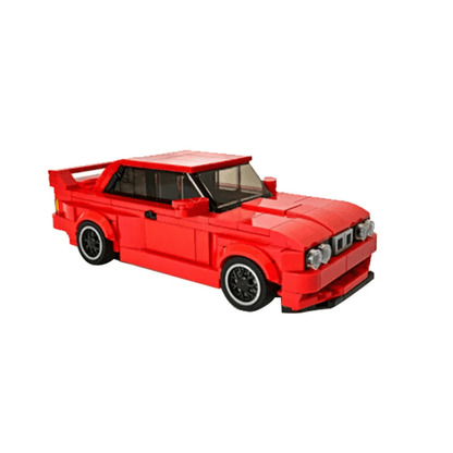 BMW M3 E30 Piros - BrickyBlock Építőtégla készlet - BrickyBlock