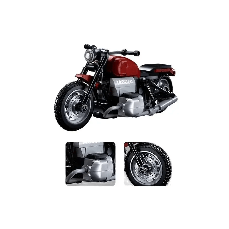 BMW R18 M - BrickyBlock Építőtégla készlet - BrickyBlock