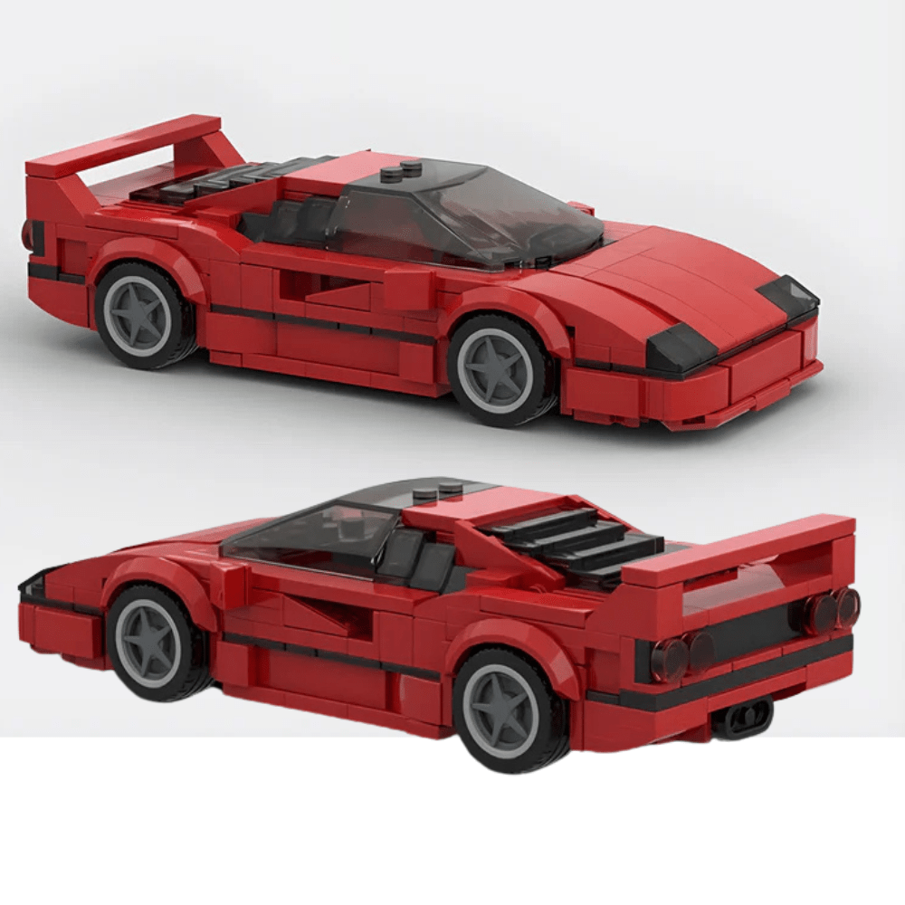 Ferrari F40 - BrickyBlock Építőtégla készlet - BrickyBlock