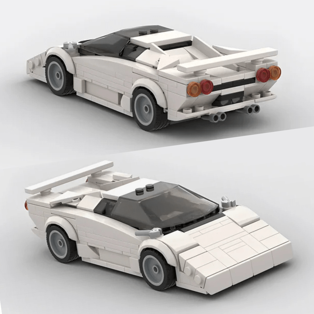 Lamborghini Countach - BrickyBlock Építőtégla készlet - BrickyBlock