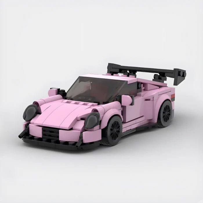 Porsche 911 GT3 RS (PinkEdition) - BrickyBlock Építőtégla készlet - BrickyBlock