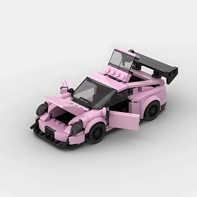 Porsche 911 GT3 RS (PinkEdition) - BrickyBlock Építőtégla készlet - BrickyBlock