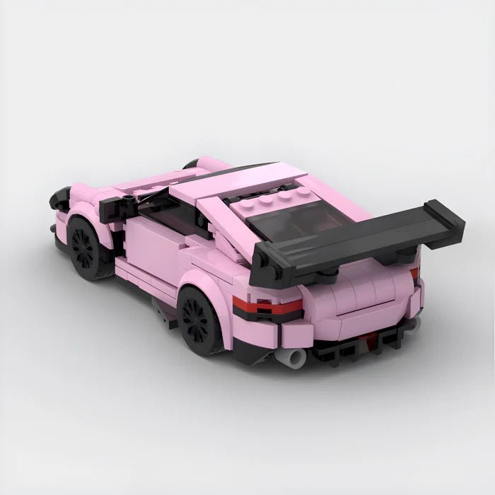 Porsche 911 GT3 RS (PinkEdition) - BrickyBlock Építőtégla készlet - BrickyBlock